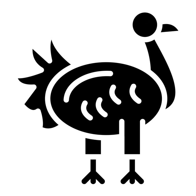 Diseño vectorial estilo de icono de Turquía