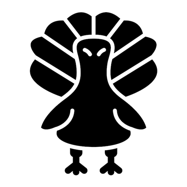 Diseño vectorial estilo de icono de Turquía