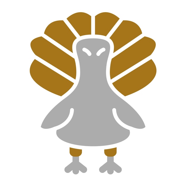 Diseño vectorial estilo de icono de Turquía