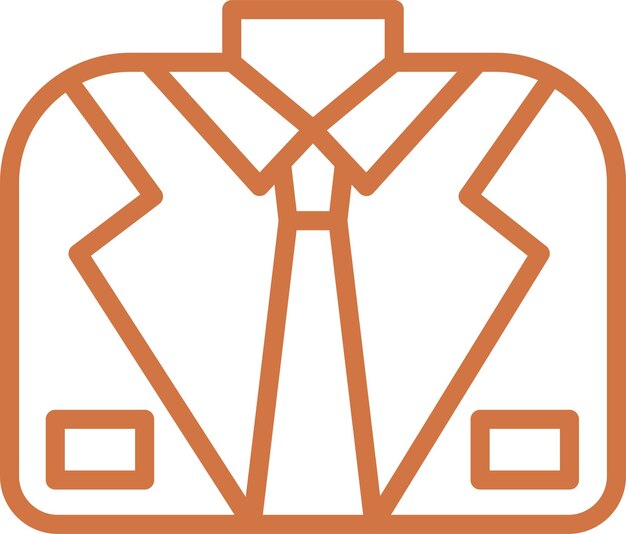 Diseño vectorial de estilo de icono de Tuxedo