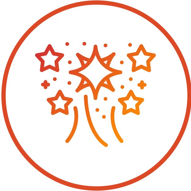Diseño vectorial Estilo del icono Twinkle