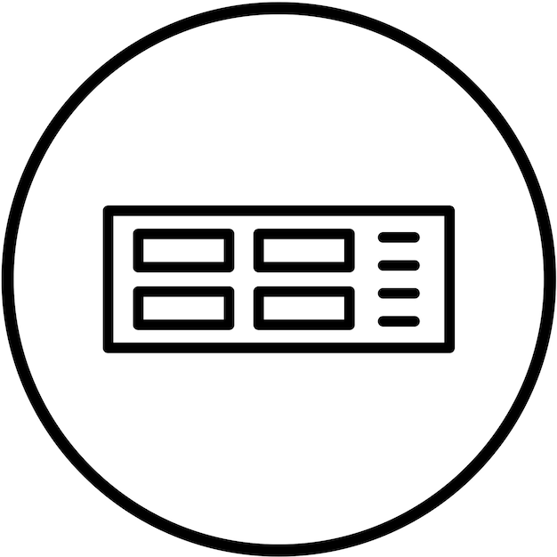 Diseño vectorial Estilo de icono UDMA