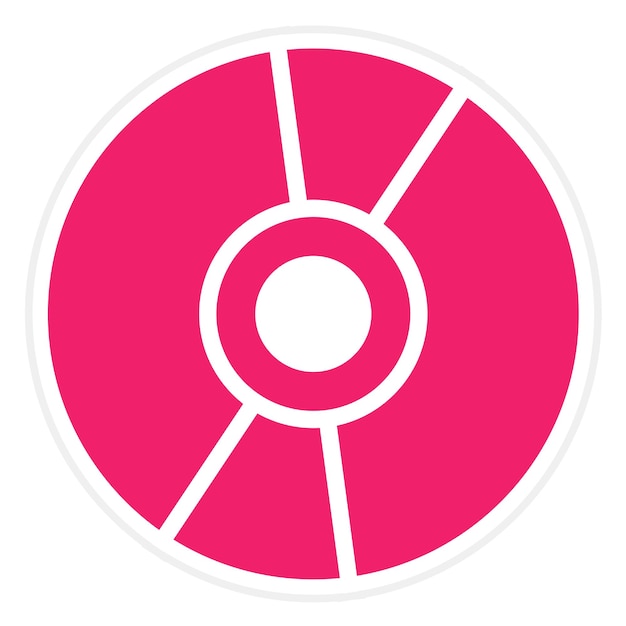 Diseño vectorial Estilo del icono de la unidad Bluray