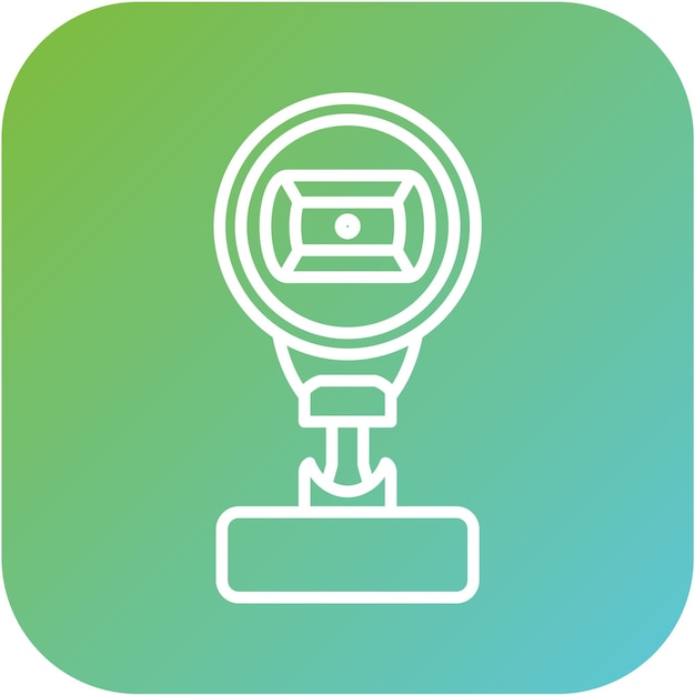 Diseño vectorial Estilo del icono de la unidad de la cámara