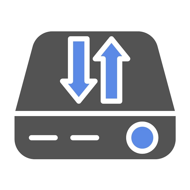Diseño vectorial Estilo del icono de la unidad de empresa