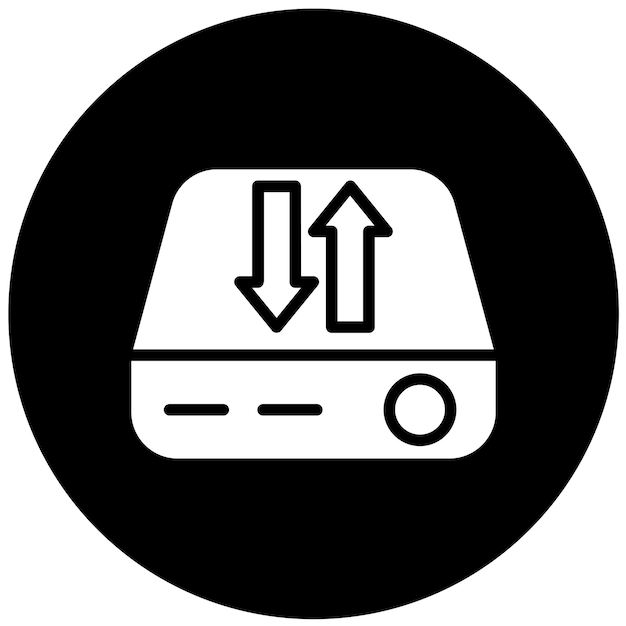 Diseño vectorial Estilo del icono de la unidad de empresa