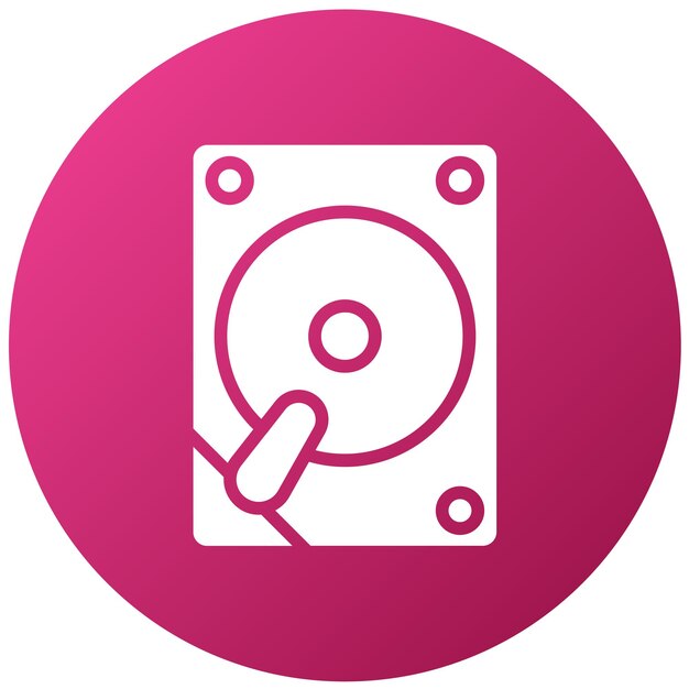Diseño vectorial Estilo del icono de la unidad PATA