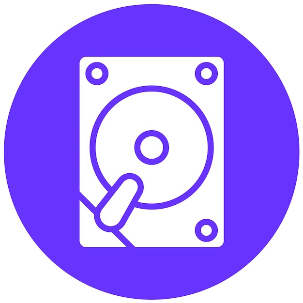 Diseño vectorial Estilo del icono de la unidad PATA