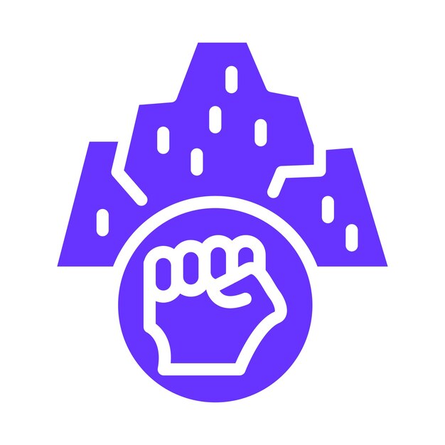 Diseño vectorial Estilo de icono de la Unidad Utopia