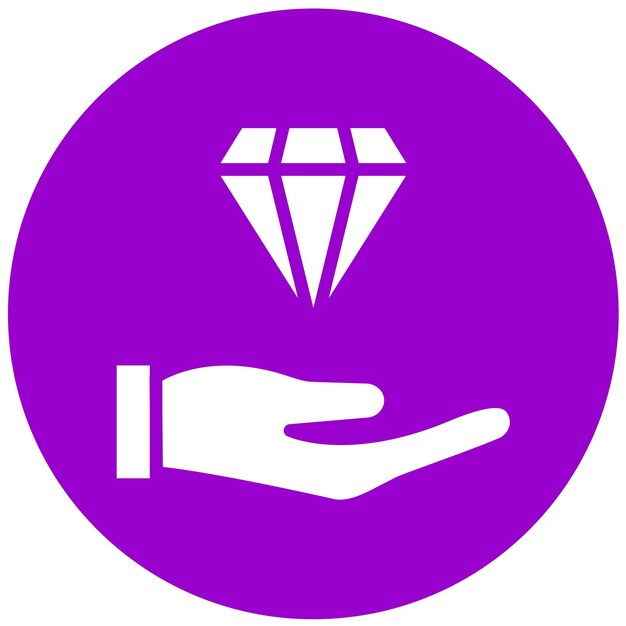 Diseño vectorial estilo de icono UVP