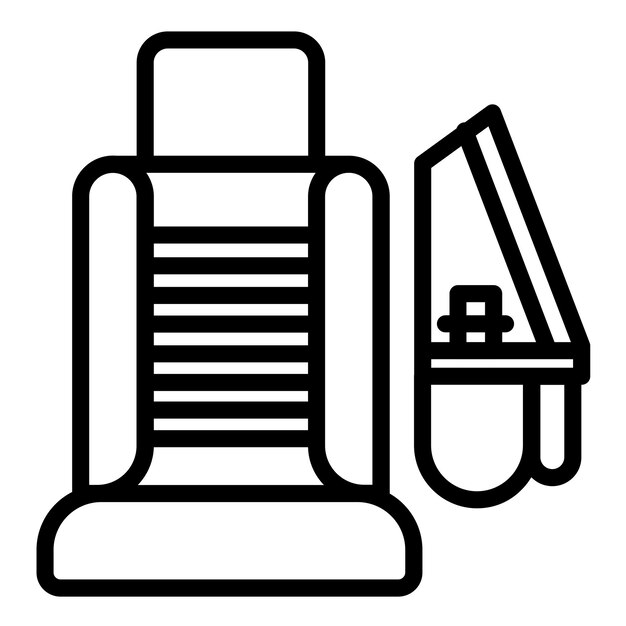 Diseño vectorial Estilo del icono de vacío del asiento