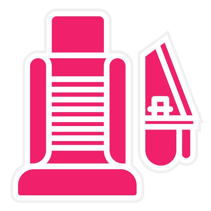 Vector diseño vectorial estilo del icono de vacío del asiento