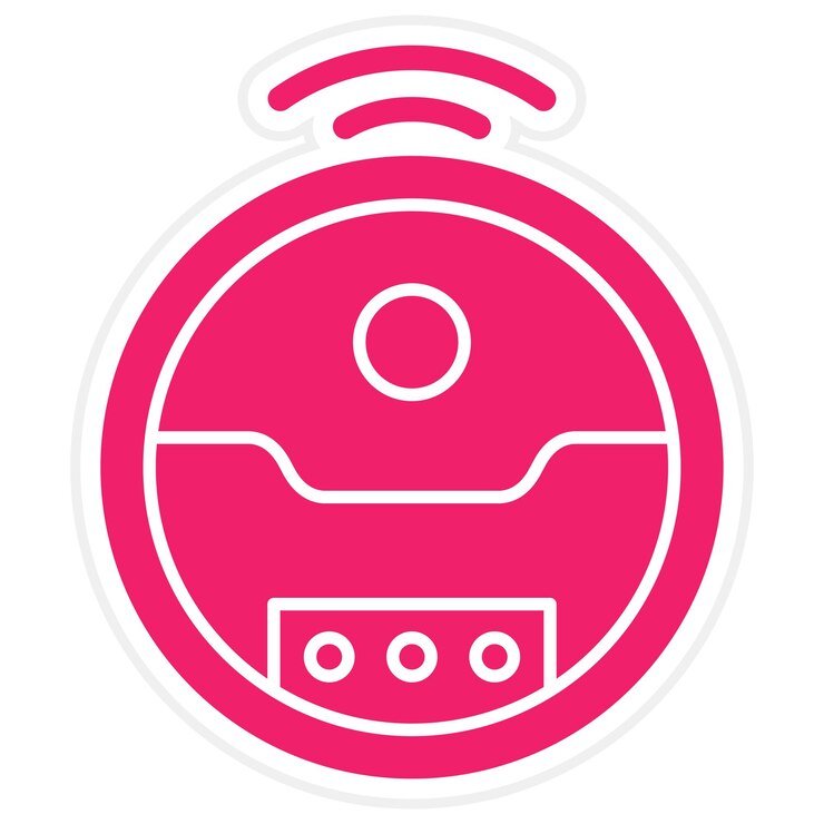 Vector diseño vectorial estilo de icono de vacío robótico