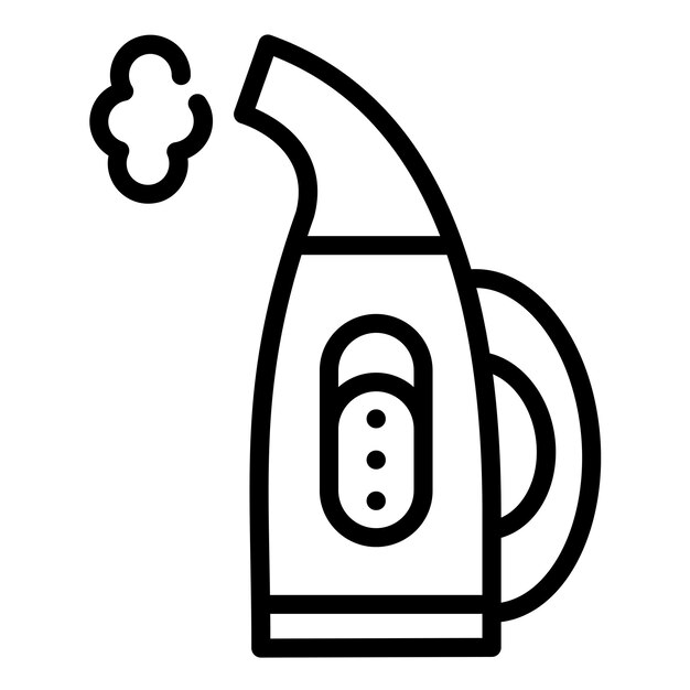 Diseño vectorial Estilo de icono de vapor de tela