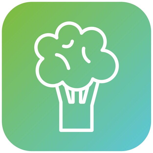Diseño vectorial Estilo de icono Veggie Vortex