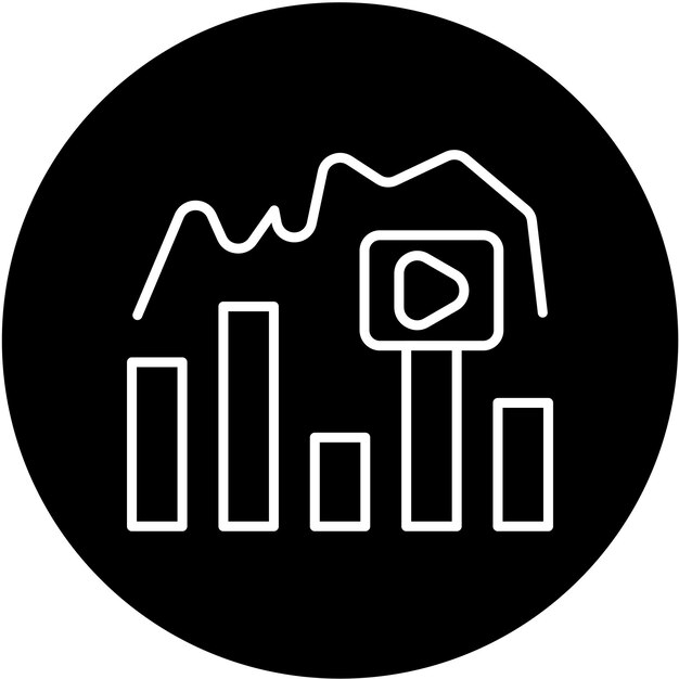 Diseño vectorial Estilo del icono de velocidad de bits