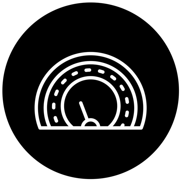 Diseño vectorial Estilo del icono de velocidad