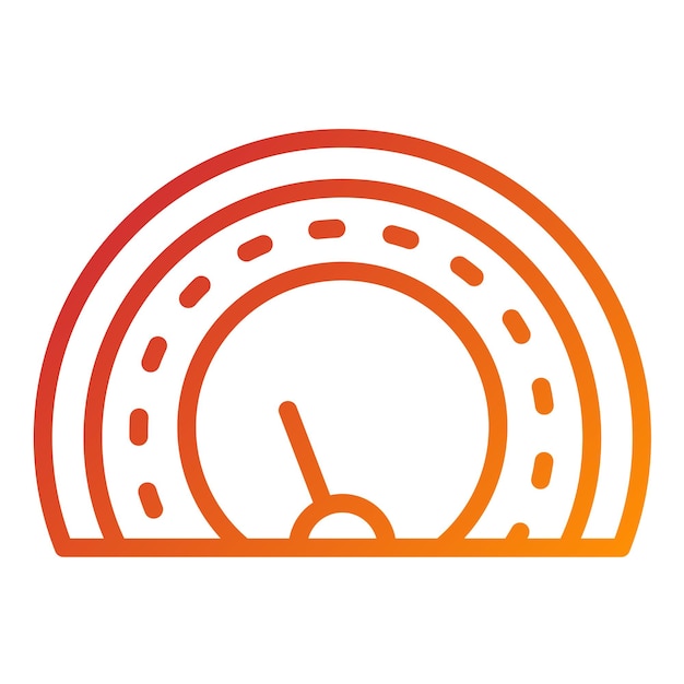 Diseño vectorial Estilo del icono de velocidad