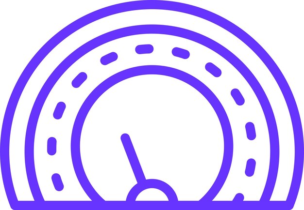 Diseño vectorial Estilo del icono de velocidad