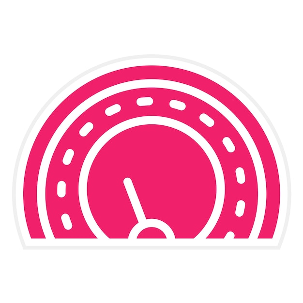 Diseño vectorial Estilo del icono de velocidad