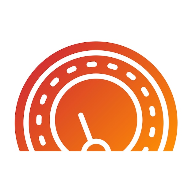 Diseño vectorial Estilo del icono de velocidad