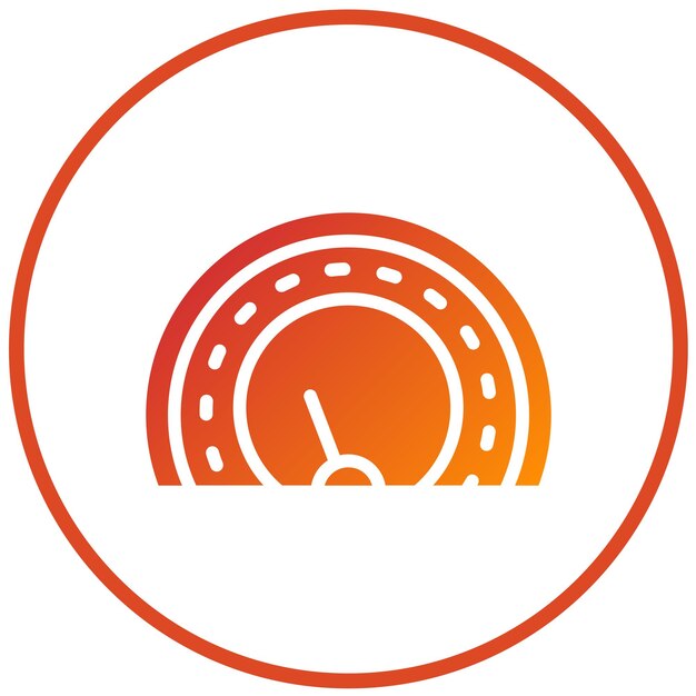 Diseño vectorial Estilo del icono de velocidad