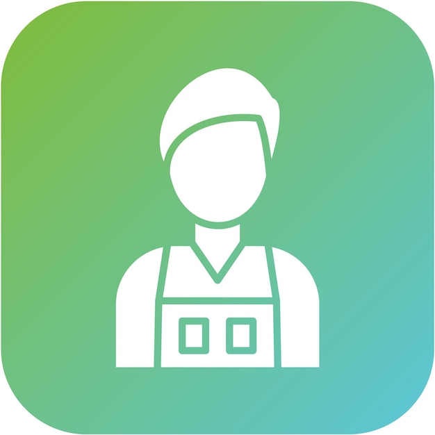 Diseño vectorial Estilo del icono del vendedor