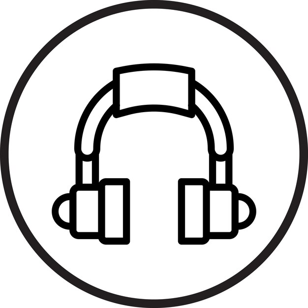 Diseño vectorial Estilo del icono de venta de auriculares