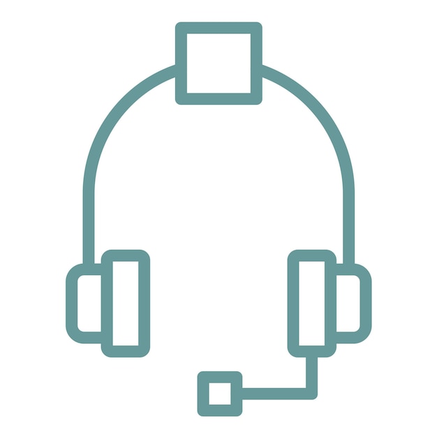 Diseño vectorial Estilo del icono de venta de auriculares