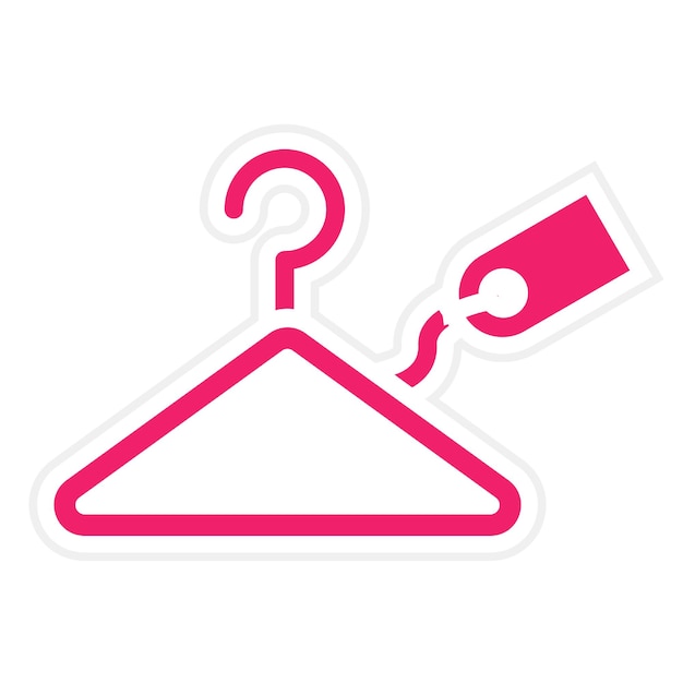 Diseño vectorial Estilo del icono de venta del colgante