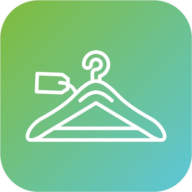 Diseño vectorial Estilo del icono de venta del colgante