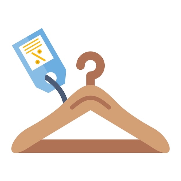 Diseño vectorial Estilo del icono de venta del colgante