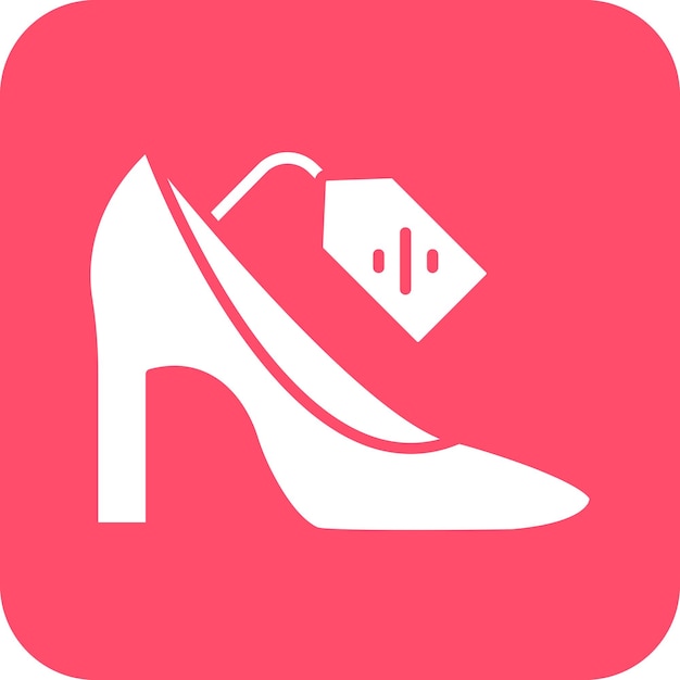 Diseño vectorial Estilo del icono de venta del talón