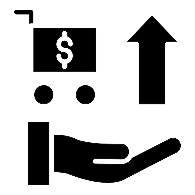 Diseño vectorial Estilo de icono de venta