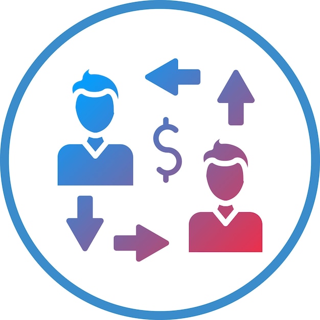 Diseño vectorial Estilo de icono de ventas complejo