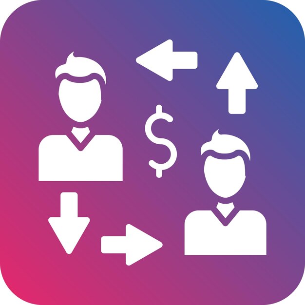 Diseño vectorial Estilo de icono de ventas complejo