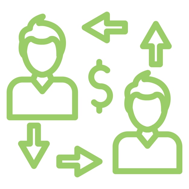 Diseño vectorial Estilo de icono de ventas complejo