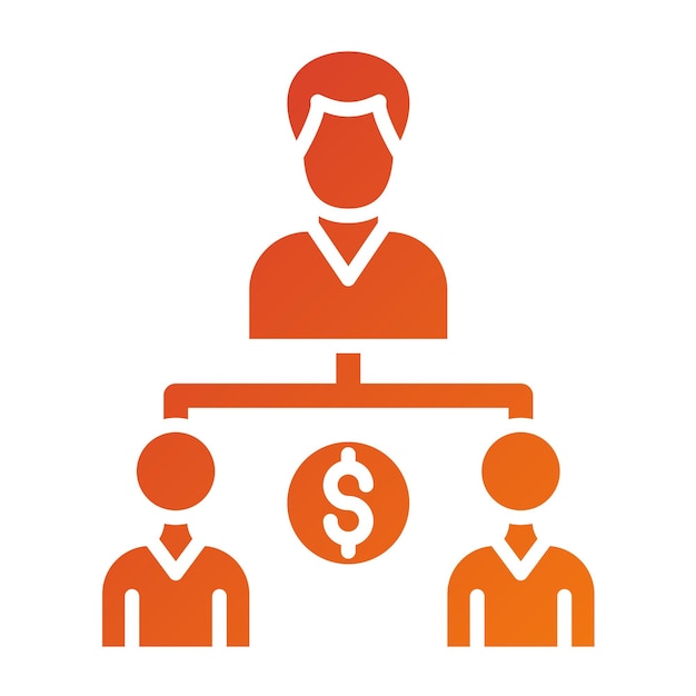Diseño vectorial Estilo de icono de ventas complejo