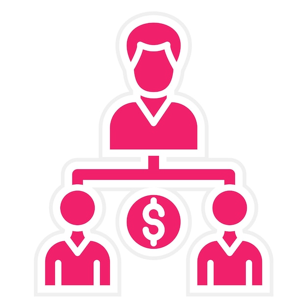 Diseño vectorial Estilo de icono de ventas complejo