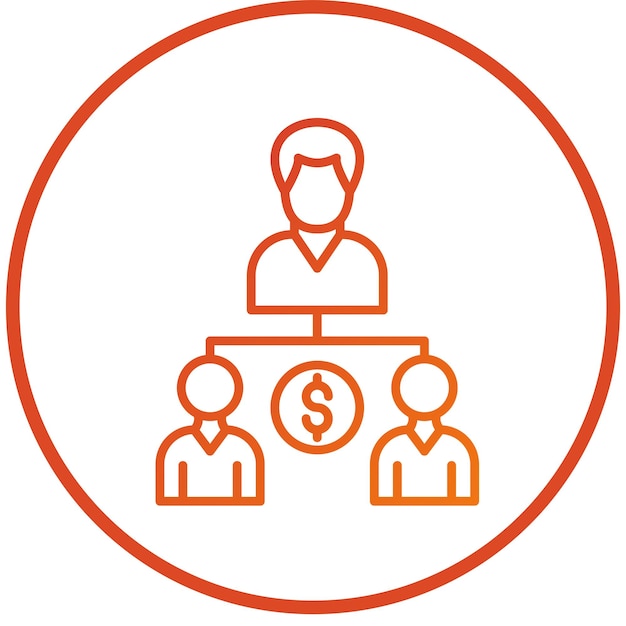Diseño vectorial Estilo de icono de ventas complejo