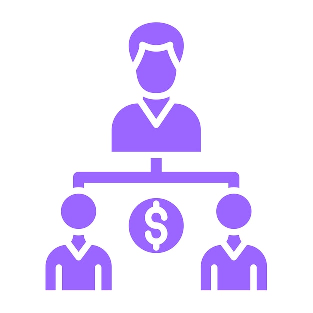 Diseño vectorial Estilo de icono de ventas complejo