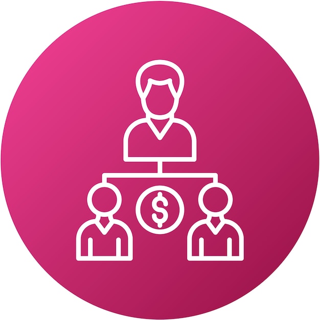 Diseño vectorial Estilo de icono de ventas complejo