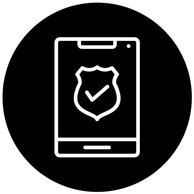 Diseño vectorial Estilo de icono verificado