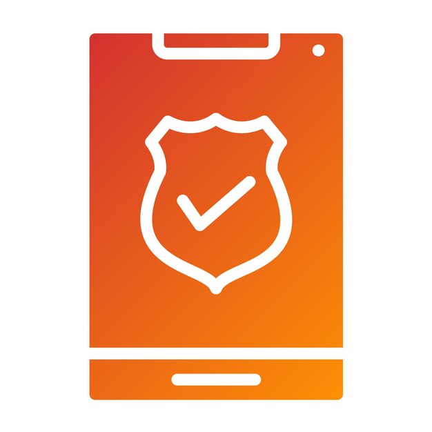 Diseño vectorial Estilo de icono verificado