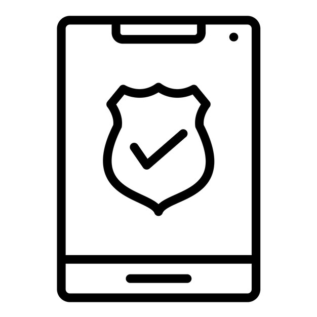 Diseño vectorial Estilo de icono verificado