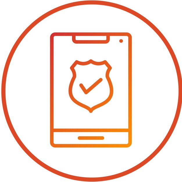 Diseño vectorial Estilo de icono verificado