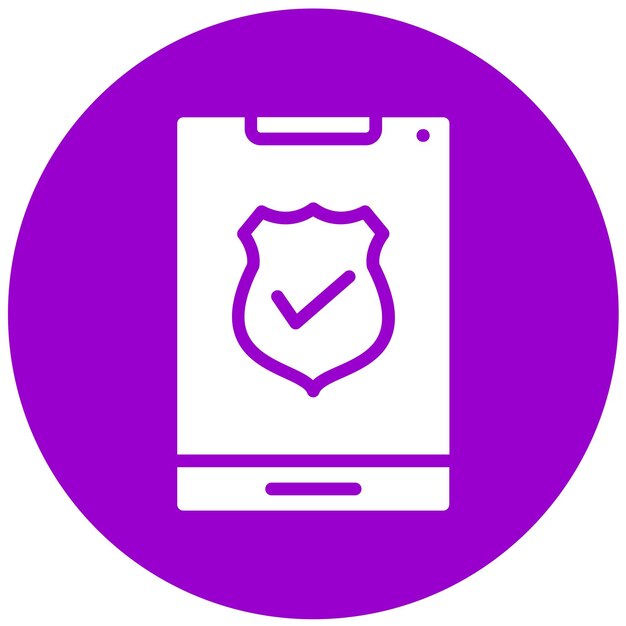 Diseño vectorial Estilo de icono verificado