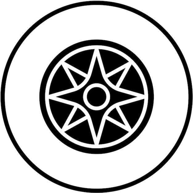 Diseño vectorial Estilo de icono de viaje astral