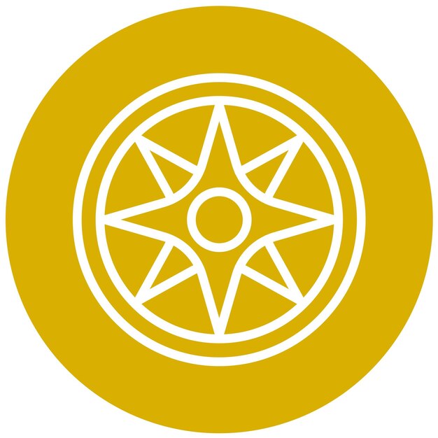 Diseño vectorial Estilo de icono de viaje astral