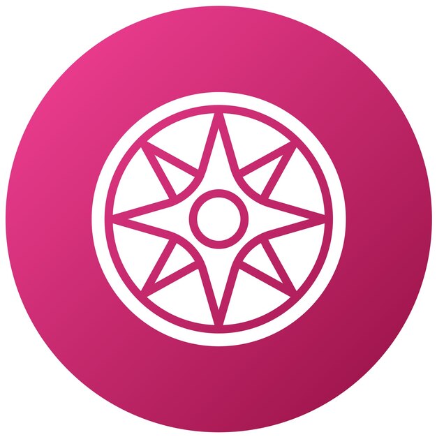 Diseño vectorial Estilo de icono de viaje astral